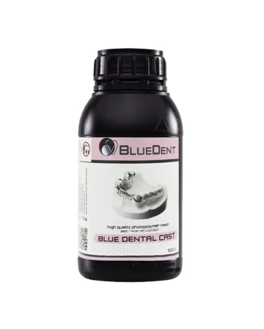 resina-3d-dental-bluedent-blue-dental-cast