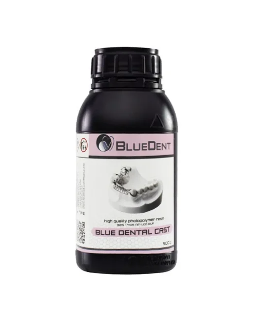 resina-3d-dental-bluedent-blue-dental-cast