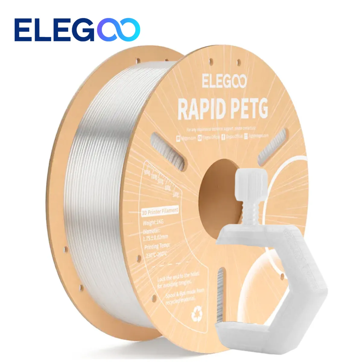 rapid petg elegoo clear