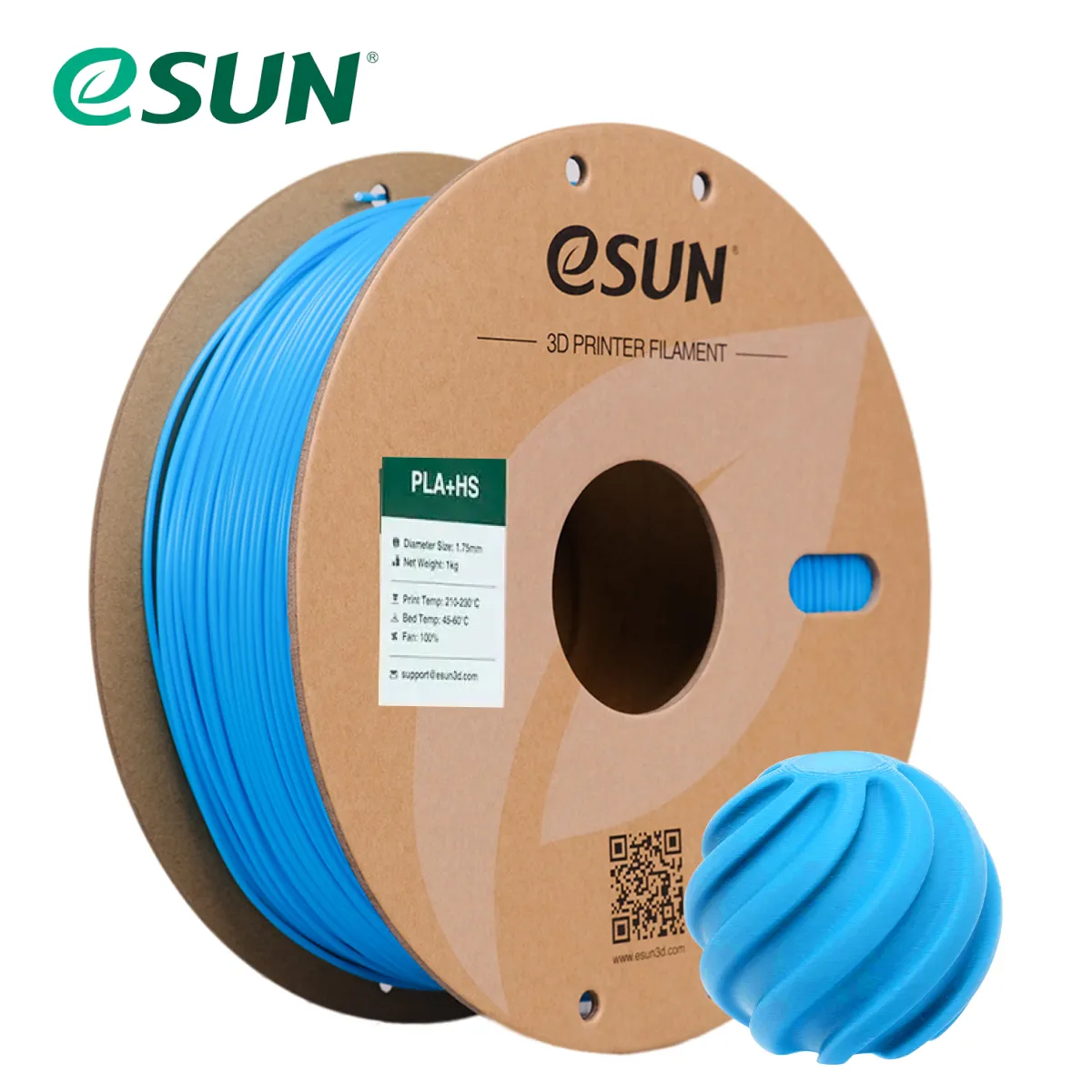 PLA+HS Alta velocidad esun light blue