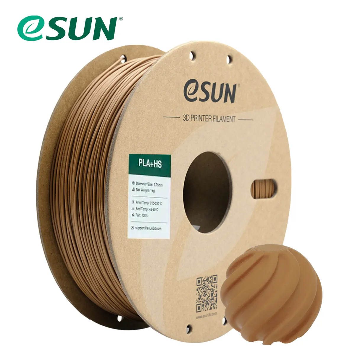PLA+HS Alta velocidad esun light brown