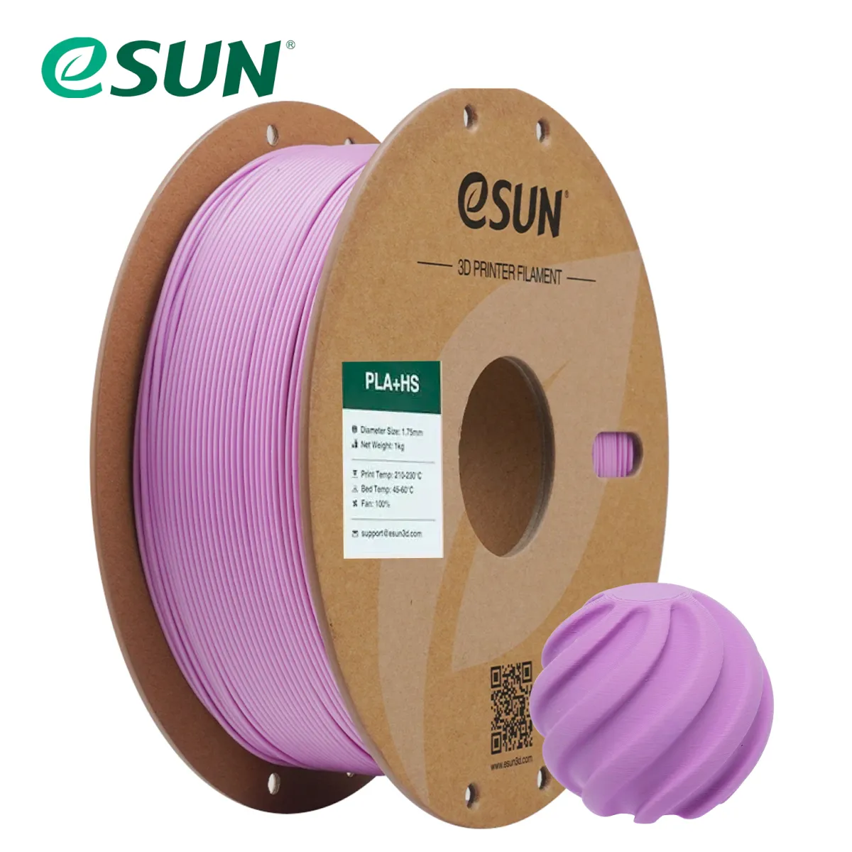PLA+HS Alta velocidad esun lilac